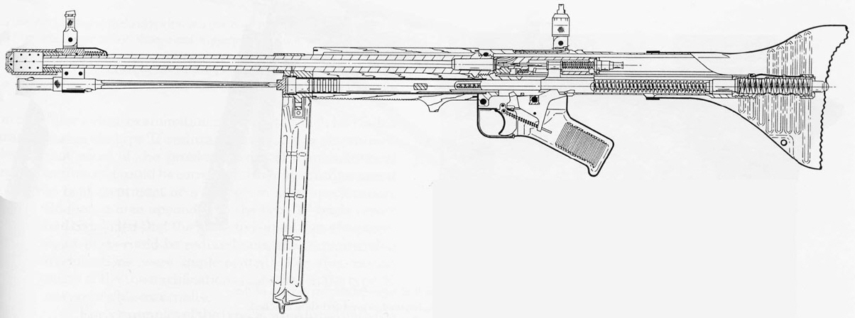 FG-42 Type E cutaway
